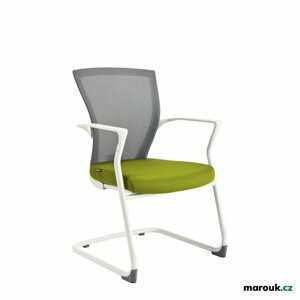 Jednací kancelářská židle Office Pro MERENS WHITE MEETING — více barev Zelená BI 203